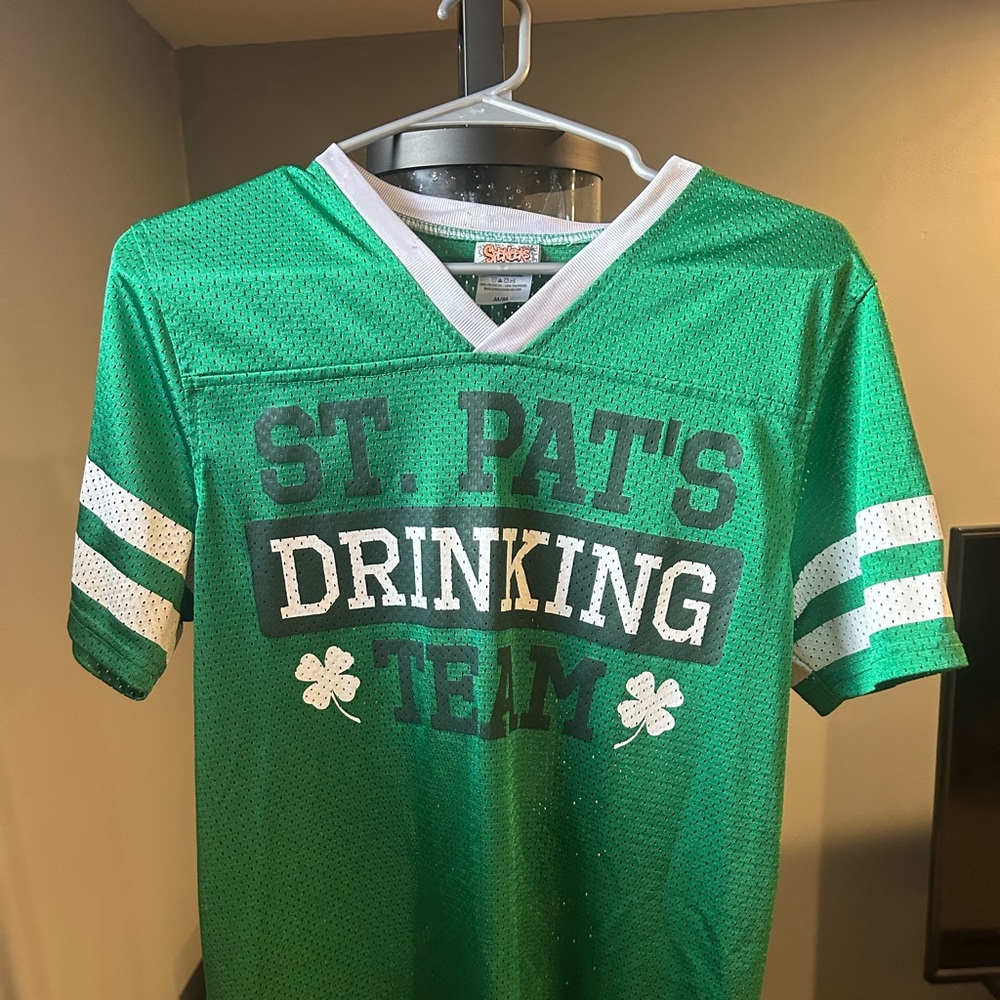 St Patrick’s day drinking captain jersey!